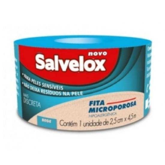 Imagem de Salvelox microporosa bege 2,5cmx4,5m