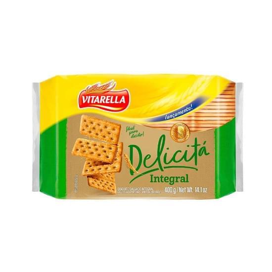 Imagem de Biscoito salgado vitarella delicitá integral 400g