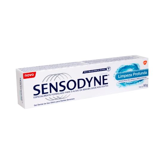 Imagem de Gel dental sensodyne limpeza profunda caixa 90g