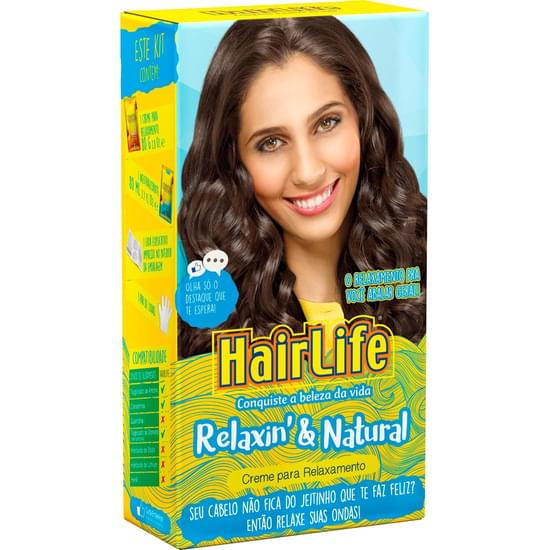 Imagem de Alisante hair life relaxante e natural 180g