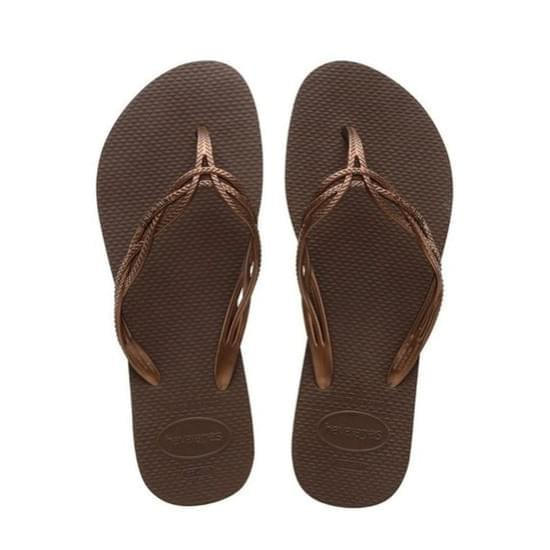 Imagem de Sandália havaianas feminina flash sweet cafe/cafe 33/34