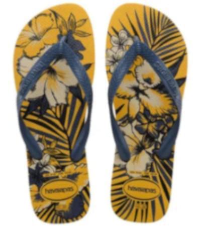 Imagem de Sandália havaianas masculino aloha mostarda 43/44