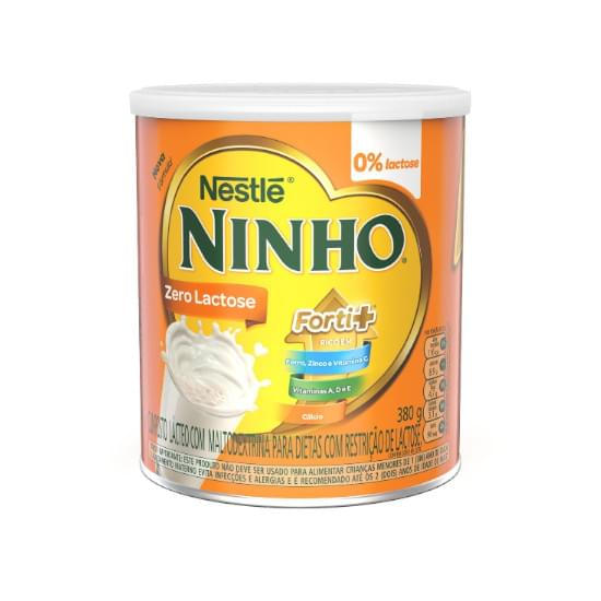 Imagem de Leite em pó nestlé ninho zero lactose lata 380g