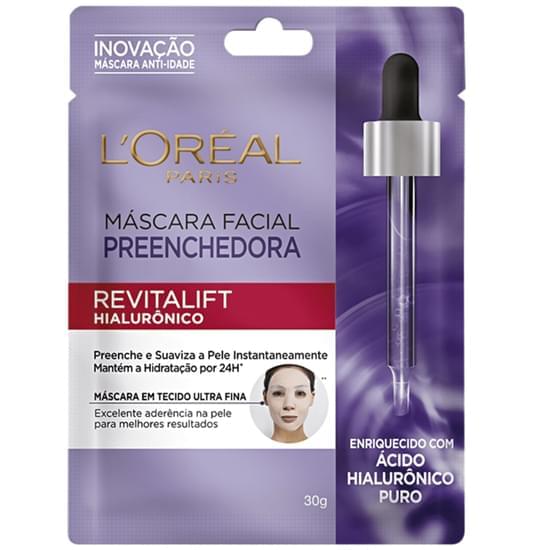 Imagem de Mascara facial preenchedora revitalift hialuronico anti-idade 30g sache