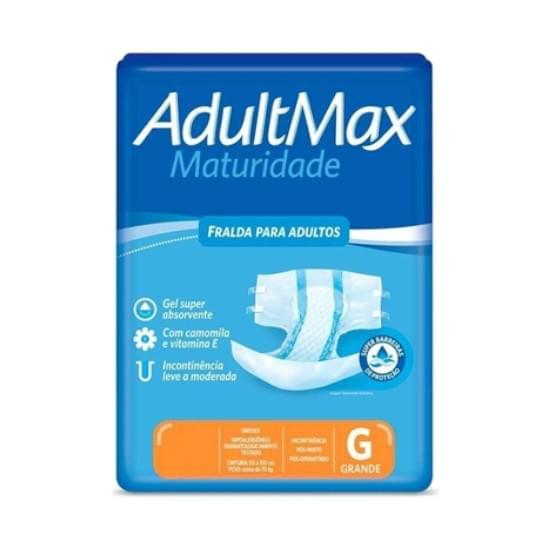 Imagem de Fralda geriátrica adultmax maturidade tamanho g | com 20 unidades