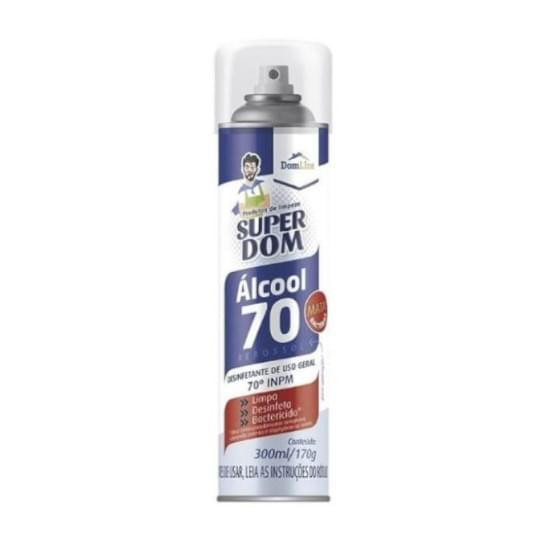 Imagem de Álcool 70% aerossol super dom dom line 300ml