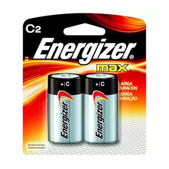 Imagem de Pilha energizer max alcalina c2 média | com 2 unidades