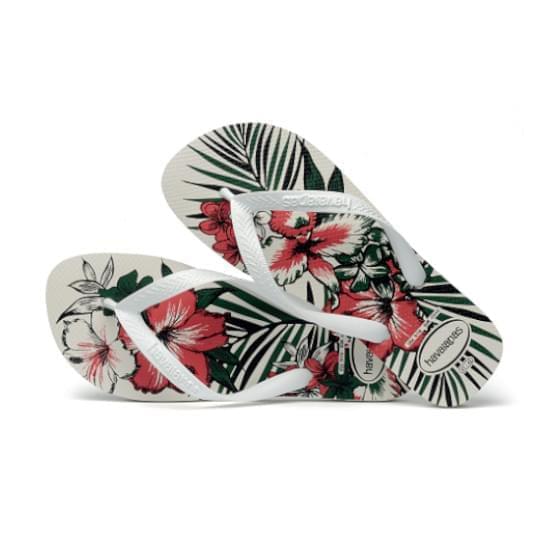 Imagem de Sandália havaianas masculino aloha branco/branco/preto 35/36