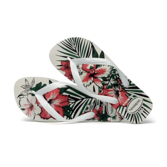 Imagem de Sandália havaianas masculino aloha branco/branco/preto 39/40