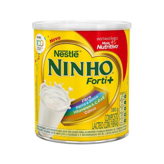 Imagem de Composto lácteo instantâneo ninho forti+ lata 380g