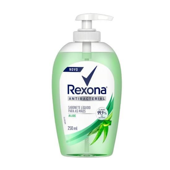 Imagem de Sabonete líquido antibacterial para as mãos aloe rexona  250ml