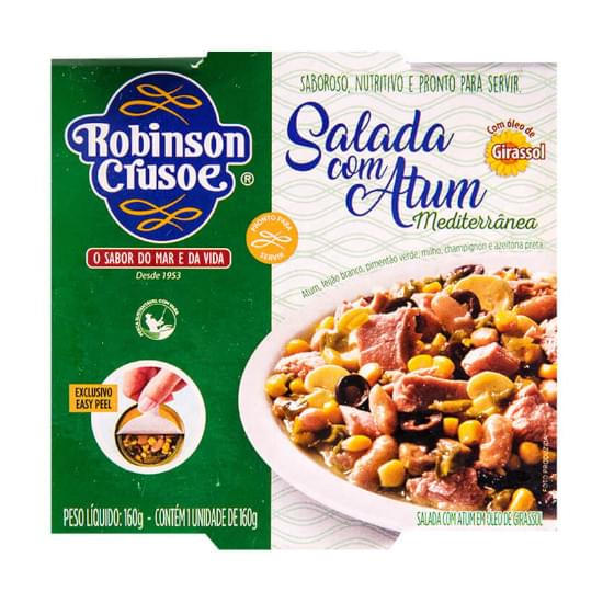 Imagem de Salada com atum mediterrânea robinson crusoe 160g