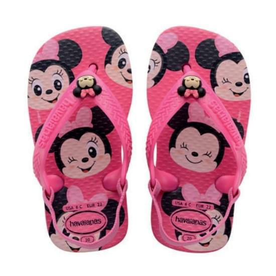 Imagem de Sandália havaianas baby disney classic rosa flux 22