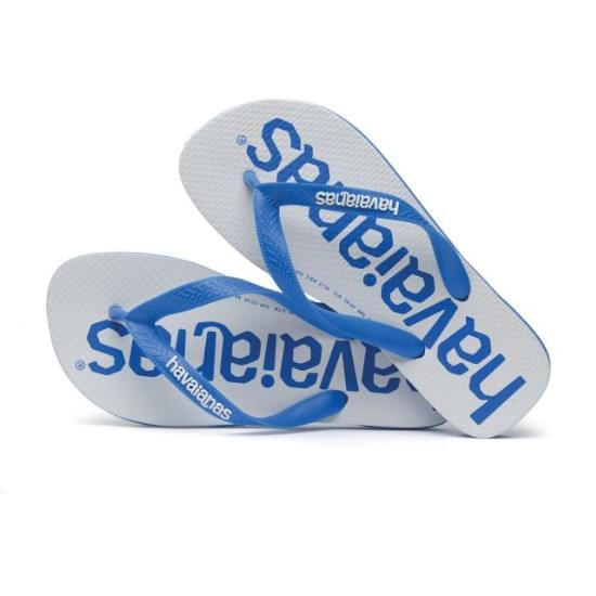 Imagem de Sandalias havaianas unissex top logomania2  azul estrela 41/42