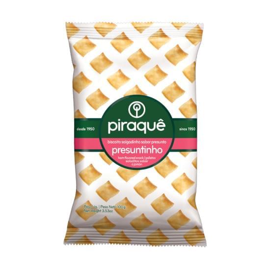 Imagem de Biscoito salgadinho presuntinho piraque 100g