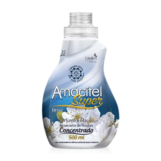 Imagem de Casakm super amaciante de roupa concentrado amacitel brise 500ml