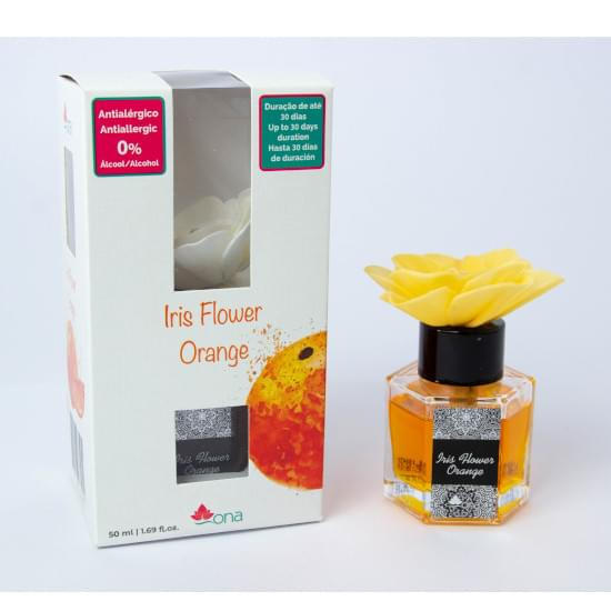 Imagem de Aromatizante ona flor iris flower orange amarelo 50ml