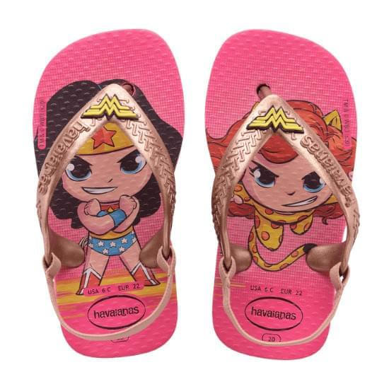 Imagem de Sandália havaianas baby hérois rosa flux 17/18