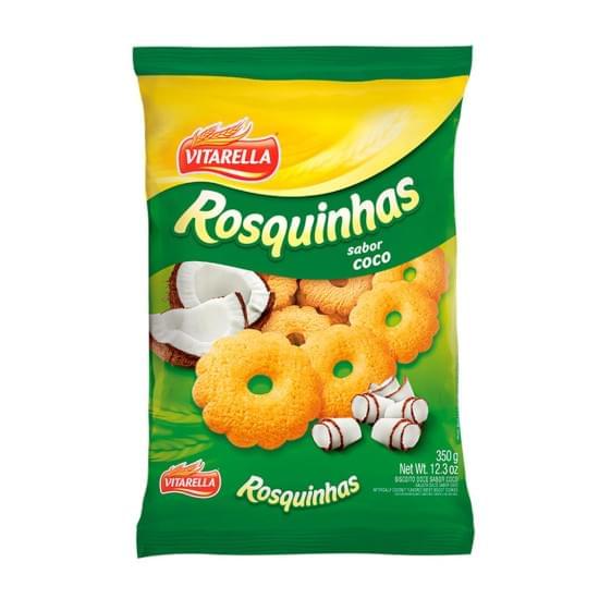 Imagem de Biscoito rosquinha vitarella sabor coco 350g