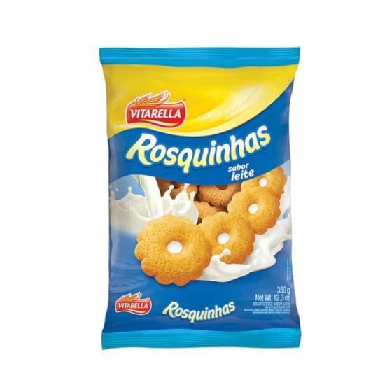 Imagem de Biscoito rosquinha vitarella sabor leite 350g