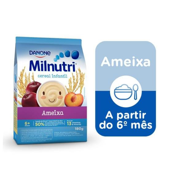 Imagem de Danone milnutri cereal arroz, aveia e ameixa sachê 180g