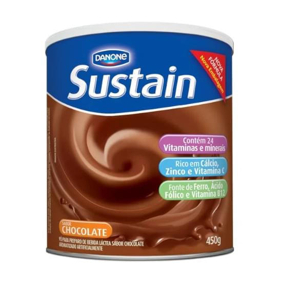 Imagem de Danone sustain energy chocolate lata 450g