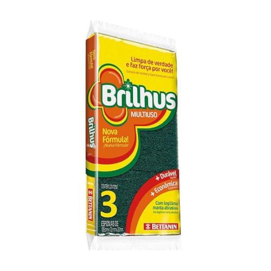 Imagem de Esponja protege unhas abrasiva brilhus com 3 unidades