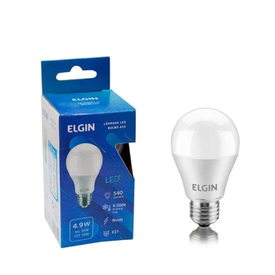 Imagem de Lampada bulbo elgin led 4,9 w a55 bivolt