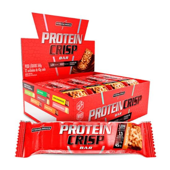 Imagem de Integralmedica protein crisp bar peanut butter | display com 12 unidades