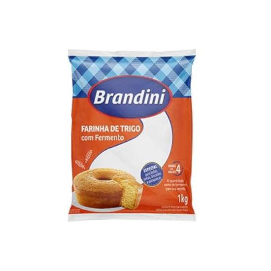 Imagem de Farinha trigo brandini 1kg c/ferm m10