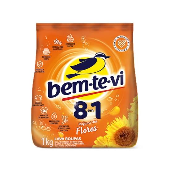 Imagem de Dt po bem te vi sc 1kg perf flores m16