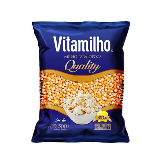 Imagem de Milho pipoca vitamilho 500g qualit m20
