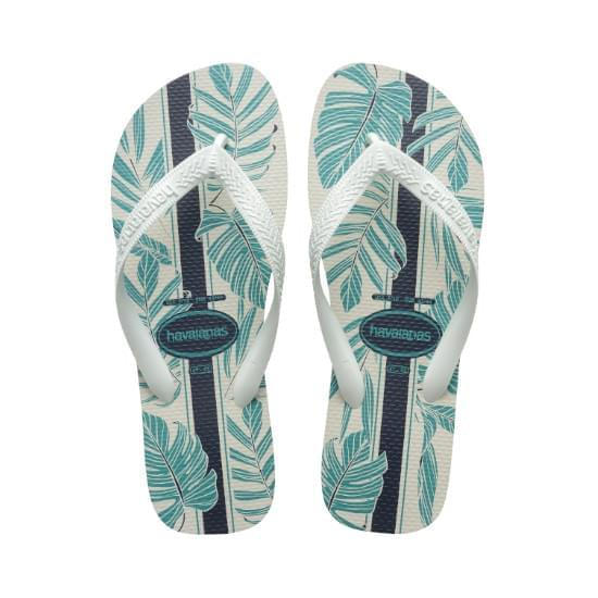 Imagem de Sandália havaianas masculino aloha branco/branco/azul indigo 35/36