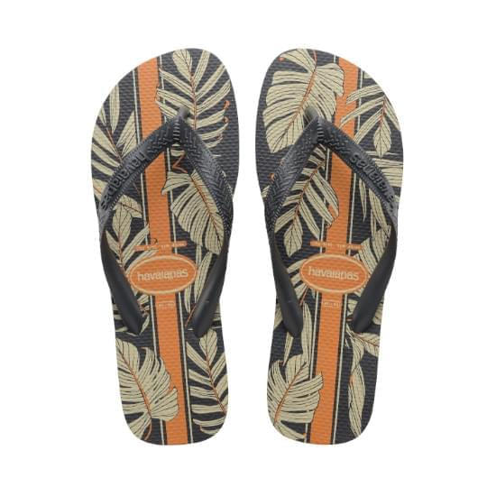 Imagem de Sandália havaianas masculino aloha novo grafite/cinza chumbo 35/36