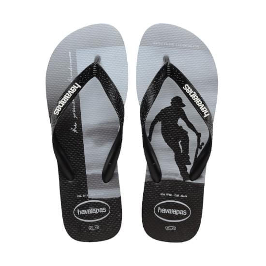 Imagem de Sandália havaianas masculino hype preto/preto/branco/branco 35/36