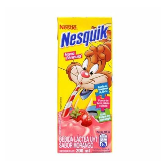 Imagem de Bebida láctea morango nesquik nestlé 200ml