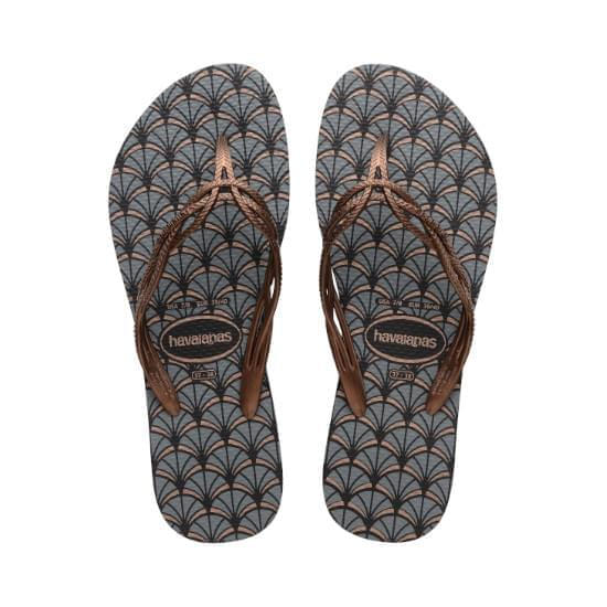 Imagem de Sandália havaianas feminina flash sweet royal preto 33/34