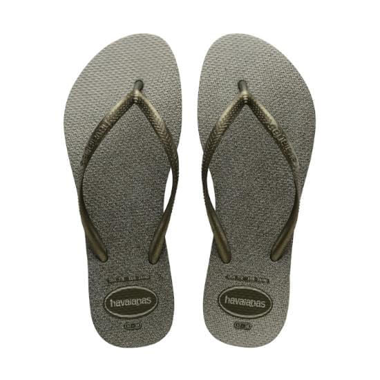 Imagem de Sandalia havaiana feminina slim gloss musgo 33/34