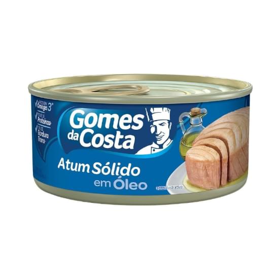 Imagem de Atum sólido em óleo comestível gomes da costa 170g