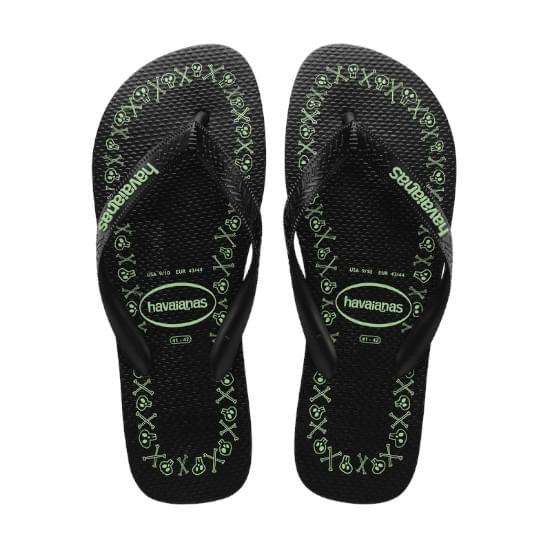 Imagem de Sandália havaianas masculina top goodvibez preto/preto 37/38