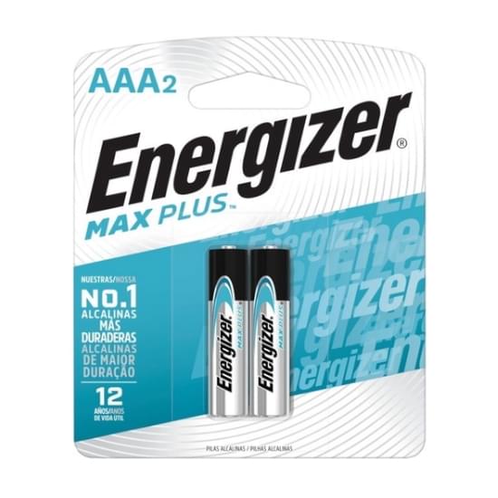 Imagem de Pilha energizer max plus alcalina aaa palito | com 2 unidades