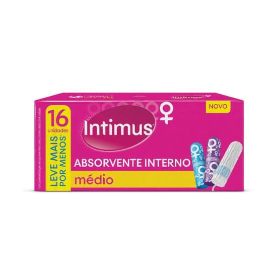 Imagem de Absorvente interno intimus médio  leve 16 pague 15 unidades