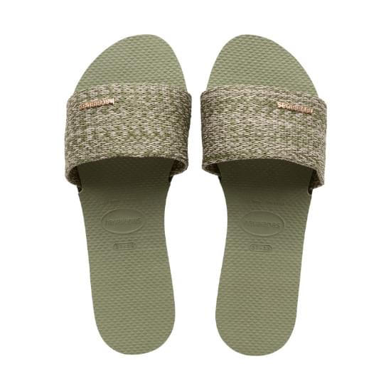 Imagem de Sandália havaianas feminina you malta verde yucca 33/34