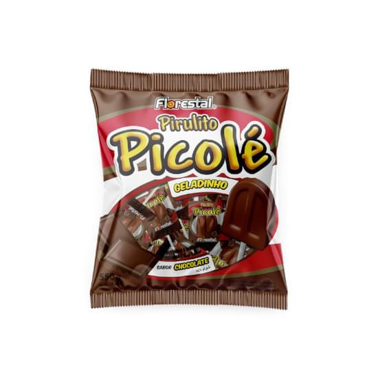 Imagem de Pirulito picole chocolate 550g com 50 unidades