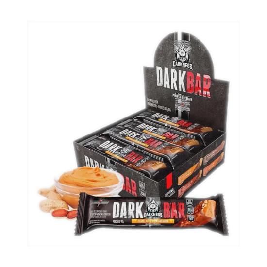 Imagem de Integralmedica darkness dark bar peanut butter com amendoim | display com 8 unidades