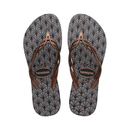 Imagem de Sandália havaianas feminina flash sweet royal preto 41/42