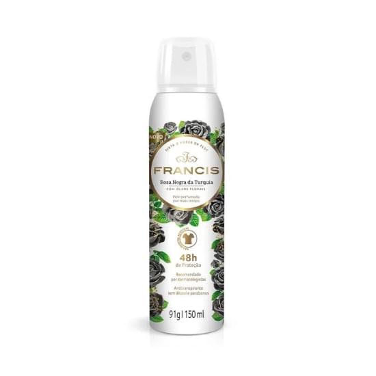 Imagem de Desodorante aerosol francis clássico preto 150ml