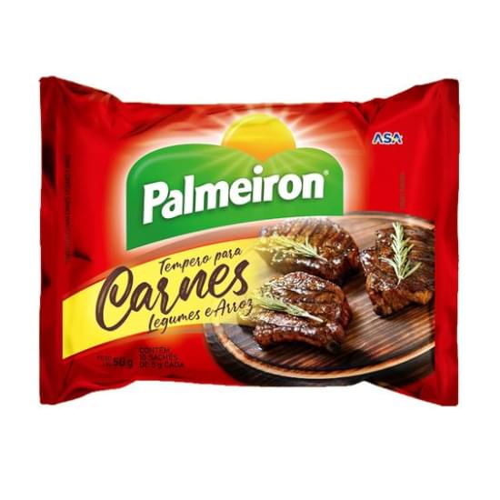 Imagem de Tempero em po palmeiron carne sc 10x5g