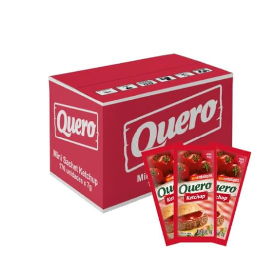 Imagem de Ketchup quero sachê 7g | com 176 unidades