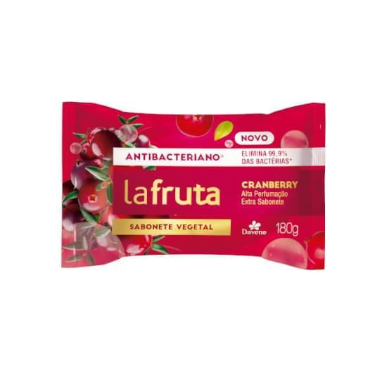 Imagem de Sabonete em barra vegetal antibacteriano la fruta cranberry davene 180g